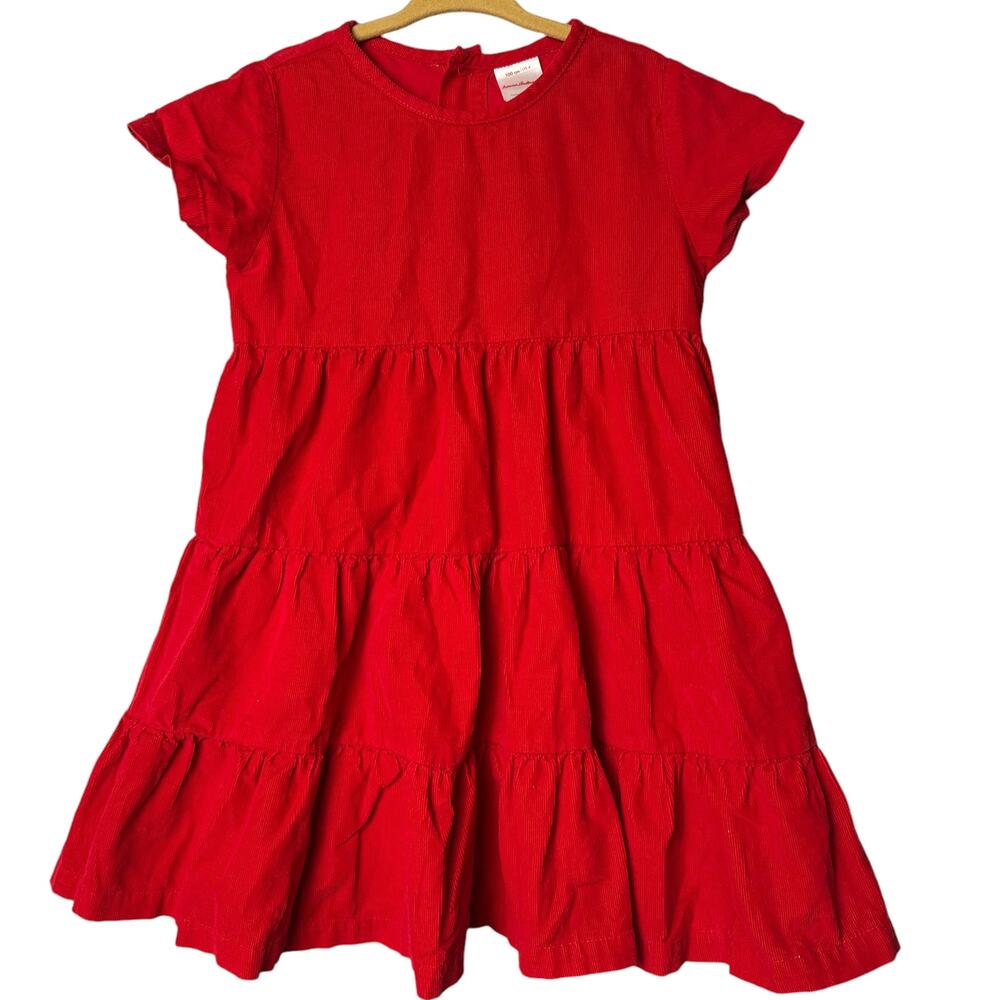 Hanna Andersson Red Corduroy Twirl Dress